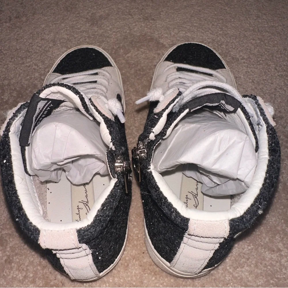 Vintage Havana dormy glitter star studded high top platform sneaker - Picture 6 of 12